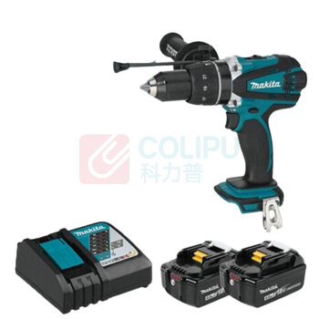 牧田 MAKITA 充电式冲击起子电钻 DHP458RME 13mm(1/2") 4.0Ah