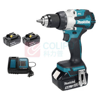 牧田 MAKITA 充电式冲击起子电钻 DHP489RTJ 13mm(1/2") 5.0Ah