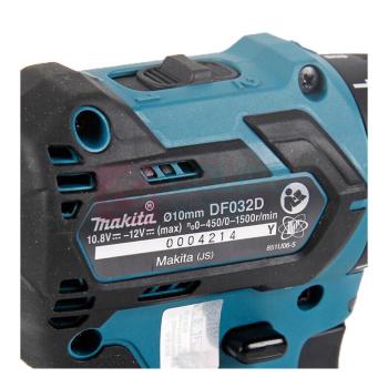 牧田 MAKITA 充电式起子电钻 DF032DZ 6.35mm(1/4"Hex)裸机
