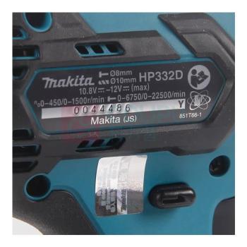 牧田 MAKITA 充电式冲击起子电钻 HP332DSAE 10mm(3/8") 2.0Ah
