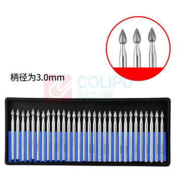 DAFEI 合金打磨头水滴型 BMA-30S 3.0mm(30支/盒)