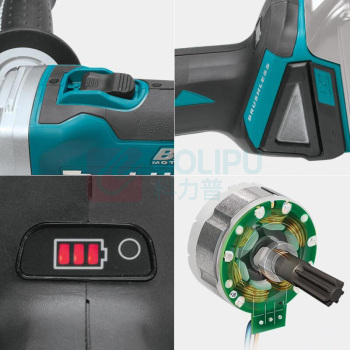 牧田 MAKITA 充电式角向磨光机 DGA456Z 115mm(4-1/2") 裸机