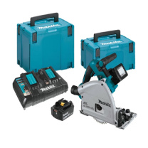 牧田 MAKITA 充电式轨道锯 DSP600 两块6.0AH电池+快充+电池箱