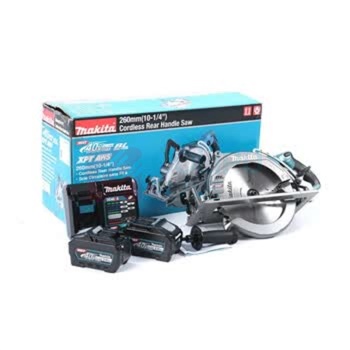 牧田 MAKITA 充电式圆锯 RS002GT201 260mm(10-1/4") 5.0Ah