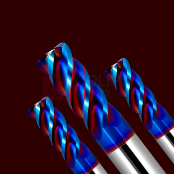 GTK 立铣刀 L300 ES4 φ6*15*70 TIALN 6*15*70mm (蓝色)