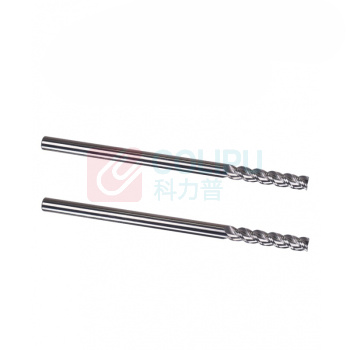 GTK 硬质合金立铣刀 D6*20*d6*75L*4T 6*6*20*75mm (银色)