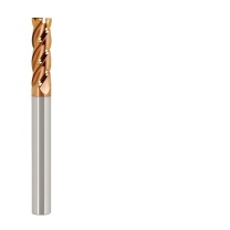 GTK 硬质合金立铣刀 L300ES4Φ10*C0.3TIALNLES41000AC 10*30*10*75mm (银色) 钛合金用