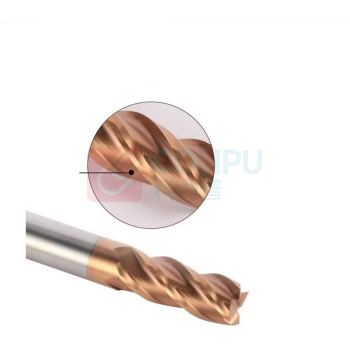 GTK 硬质合金立铣刀 L300ES4Φ10*C0.3TIALNLES41000AC 10*30*10*75mm (银色) 钛合金用
