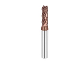 GTK 硬质合金立铣刀 L300ES4Φ8.0*20CTIALNLES40800A 8*20*D8*60Lmm (银色) 钛合金用