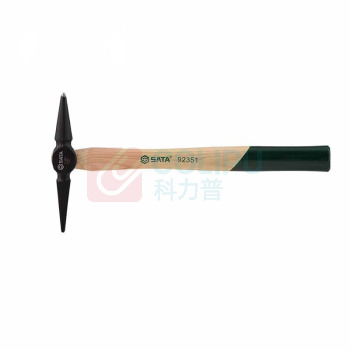 SATA 胡桃木柄焊工除锈锤0.6磅 92352