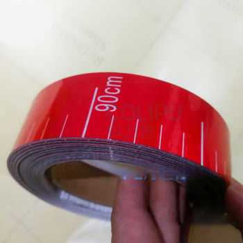 罗德力 液位刻度尺标 35mm×5m (红色)