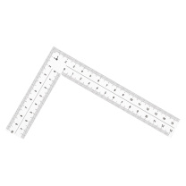 卡西洛 高精度不锈钢双面直角尺 150*100mm 尺厚2mm