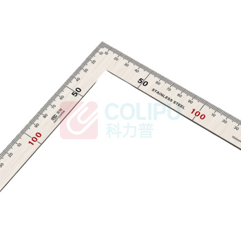 卡西洛 高精度不锈钢双面直角尺 500*250mm 尺厚2mm
