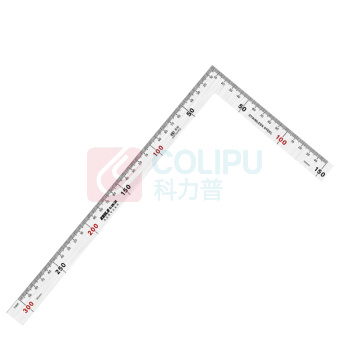 卡西洛 高精度不锈钢双面直角尺 300*150mm 尺厚2mm