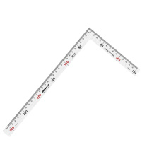 卡西洛 高精度不锈钢双面直角尺 300*150mm 尺厚2mm