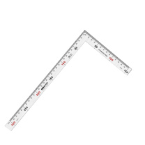 卡西洛 高精度不锈钢双面直角尺 300*150mm 尺厚1.2mm
