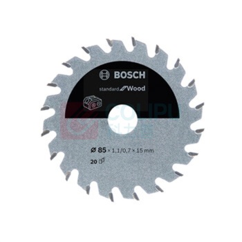 博世 BOSCH 专业级 木用超薄圆锯片 85x1.1/0.7x15mm,T20 2608837666
