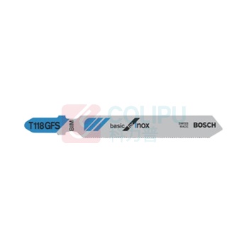 博世 BOSCH 专业级不锈钢切割曲线锯条 T118GFS 83mm (5支装) 2608636496