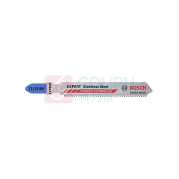博世 BOSCH 专家级不锈钢切割曲线锯条 T118EHM 83mm (3支装) 2608900562