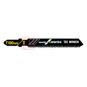 博世 BOSCH 专业级 陶瓷切割曲线锯条 T130RF 83mm (3支装) 2608633104