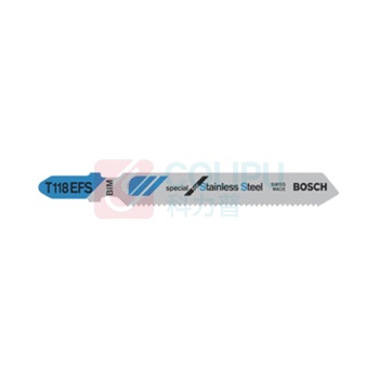 博世 BOSCH 专业级不锈钢切割曲线锯条 T118EFS 83mm (5支装) 2608636497