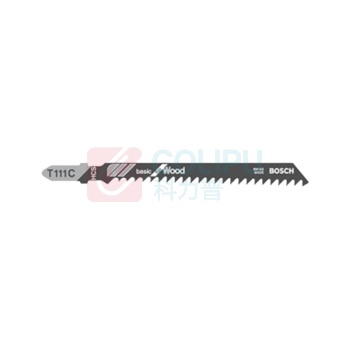博世 BOSCH 木材切割基础型曲线锯条 T111C 100mm (5支装) 2608630033
