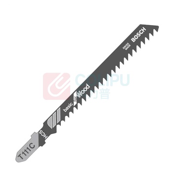 博世 BOSCH 木材切割基础型曲线锯条 T111C 100mm (5支装) 2608630033