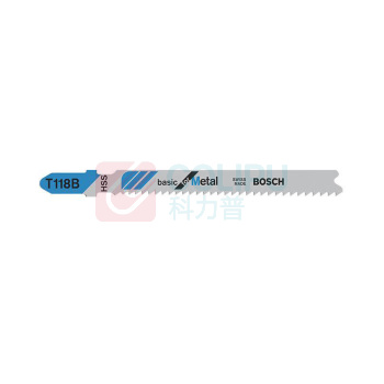 博世 BOSCH 金属切割基础型曲线锯条 T118B 92mm(5支装) 2608631014