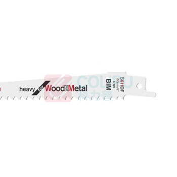 博世 BOSCH 专业级 马刀锯条 S611DF 复合材料切割马刀锯条,150mm(5支装) 2608656258