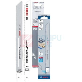 博世 BOSCH 专业级 马刀锯条 S1132VFR 托盘维修马刀锯条 ,225mm(5支装) 2608659006
