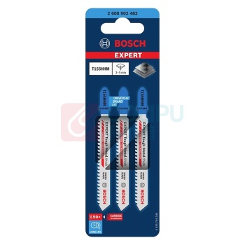 博世 BOSCH 专家级不锈钢切割曲线锯条 T155HHM 92mm(3支装) 2608902482