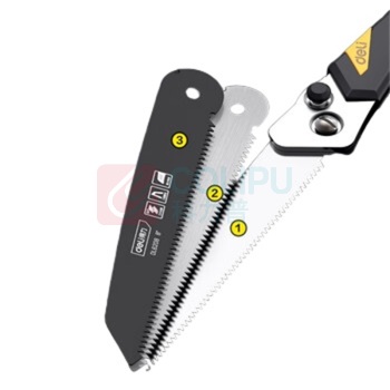 得力工具 锐利型折叠锯8寸(黑) DL6208