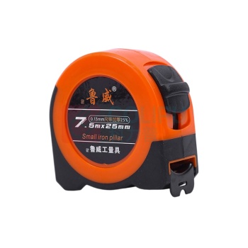 鲁威 橘黑包胶卷尺 LW7.5m-25mm