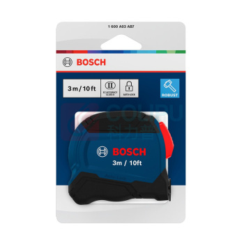 博世 BOSCH 3m/10ft卷尺 1600A03AB7