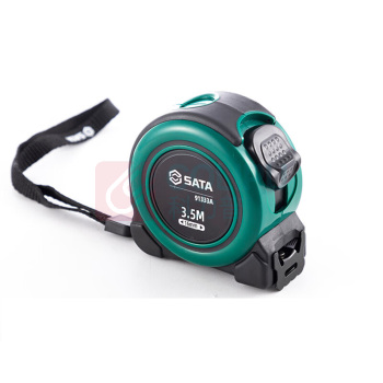 SATA 加厚加硬钢卷尺耐磨盒尺高精度米尺 3.5Mx16MM 91333A