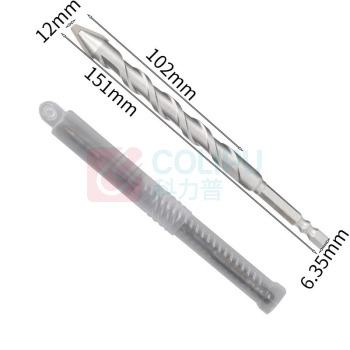 芙蓉花 玻璃三角钻六角电转头 偏心钻头 歪头钻 Ф12MM