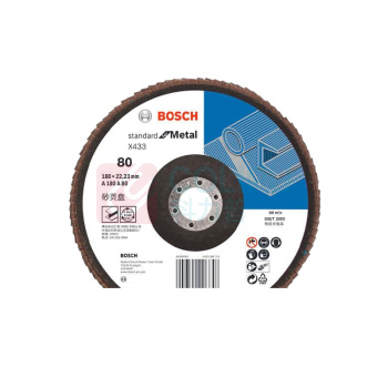 博世 BOSCH 实用型千叶片 180mm 80目 煅烧刚玉 2608601702