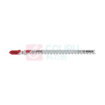 博世 BOSCH 专业级 PVC塑料切割光洁型曲线锯条 T302H 132mm (5支装) 2608667448