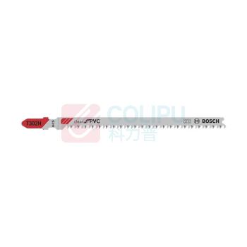 博世 BOSCH 专业级 PVC塑料切割光洁型曲线锯条 T302H 132mm (5支装) 2608667448