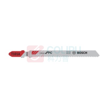 博世 BOSCH 专业级 PC塑料切割光洁型曲线锯条 T101A 100mm (5支装) 2608631010