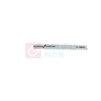 博世 BOSCH 专业级 复合材料切割曲线锯条 T345XF 132mm (5支装) 2608634994