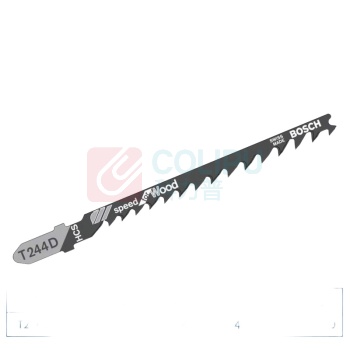 博世 BOSCH 木材切割快速型曲线锯条 T244D 100mm (5支装) 2608630058