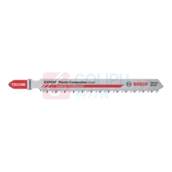 博世 BOSCH 专家级 塑料复合材料切割光洁型曲线锯条 T301CHM 117mm (3支装) 2608900566