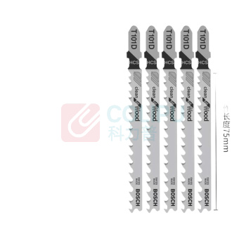 博世 BOSCH 木材切割光洁型曲线锯条 T101D 100mm (5支装) 2608630032