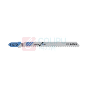 博世 BOSCH 专业级 铝材切割曲线锯条 T127D 100mm (5支装) 2608631017