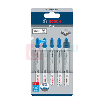 博世 BOSCH 专业级 金属切割曲线锯条 T121AFC 92mm (5支装) 2608655106