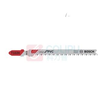 博世 BOSCH 专业级 PVC塑料切割光洁型曲线锯条 T102H 100mm (5支装) 2608667446