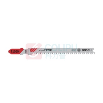 博世 BOSCH 专业级 PVC塑料切割光洁型曲线锯条 T102H 100mm (5支装) 2608667446