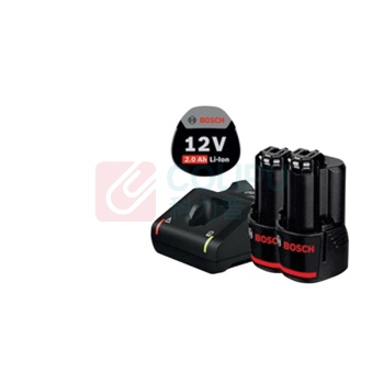 博世 BOSCH 电池充电器套装 2x GBA 12V 2.0Ah + GAL 1600A01B6T
