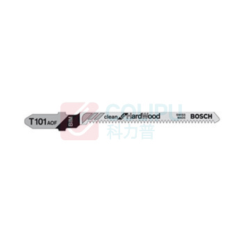 博世 BOSCH 专业级 曲线锯条 T101AOF 硬木切割光洁型曲线锯条,83mm(5支装) 2608634233